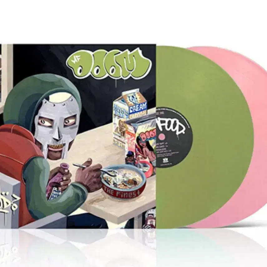 MF DOOM- MM..FOOD 그린핑크 에디션 lp