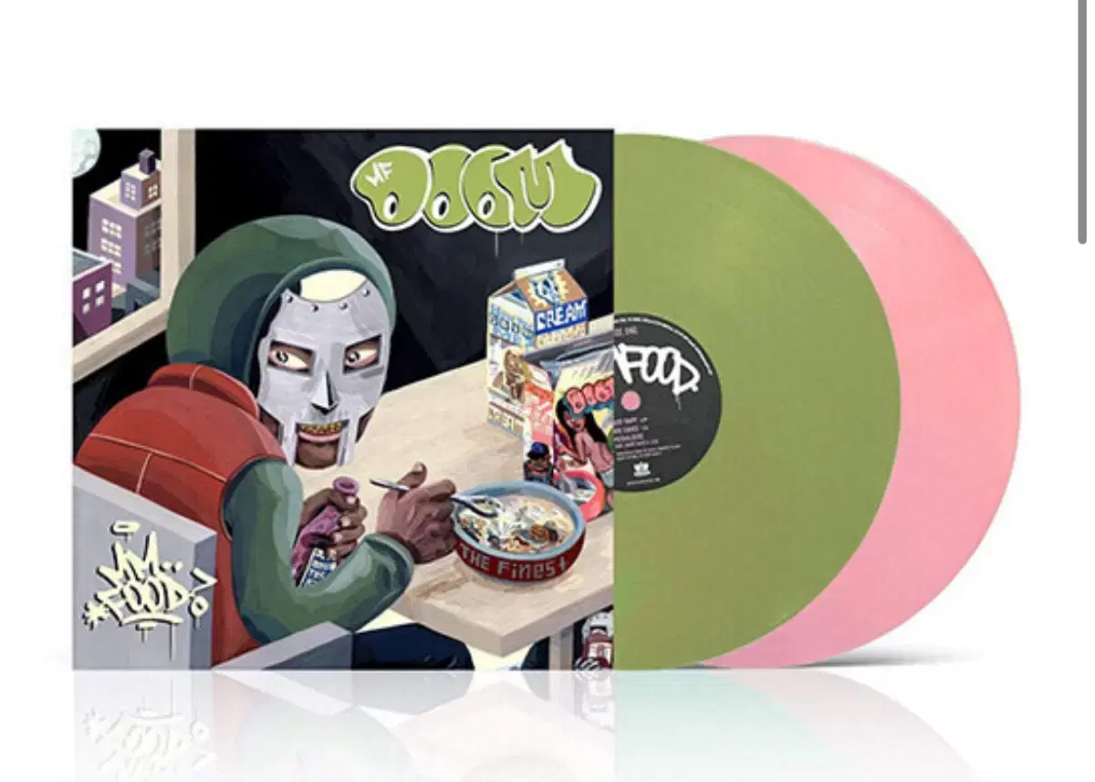 MF DOOM- MM..FOOD 그린핑크 에디션 lp