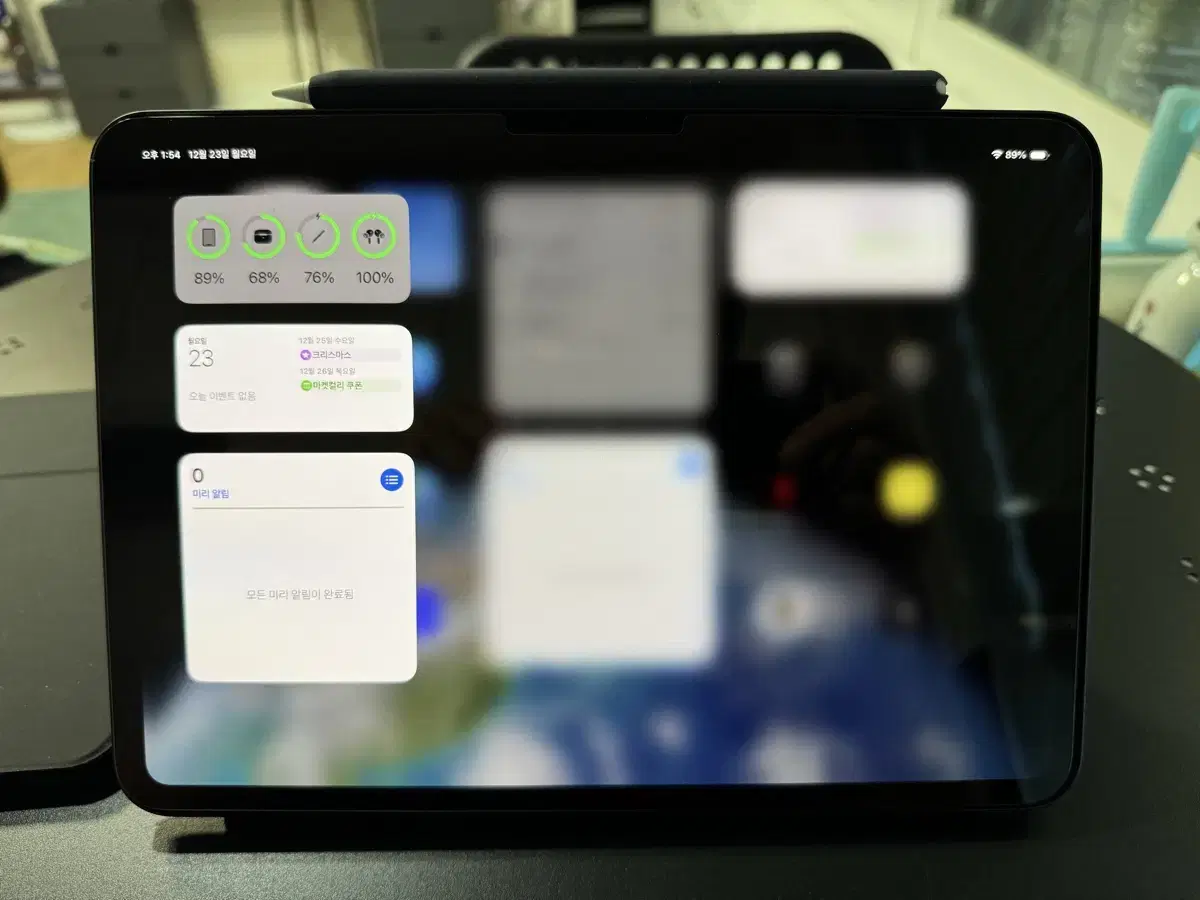 아이패드 프로 11 m4 256g 블랙, 애플펜슬 프로, 키보드케이스