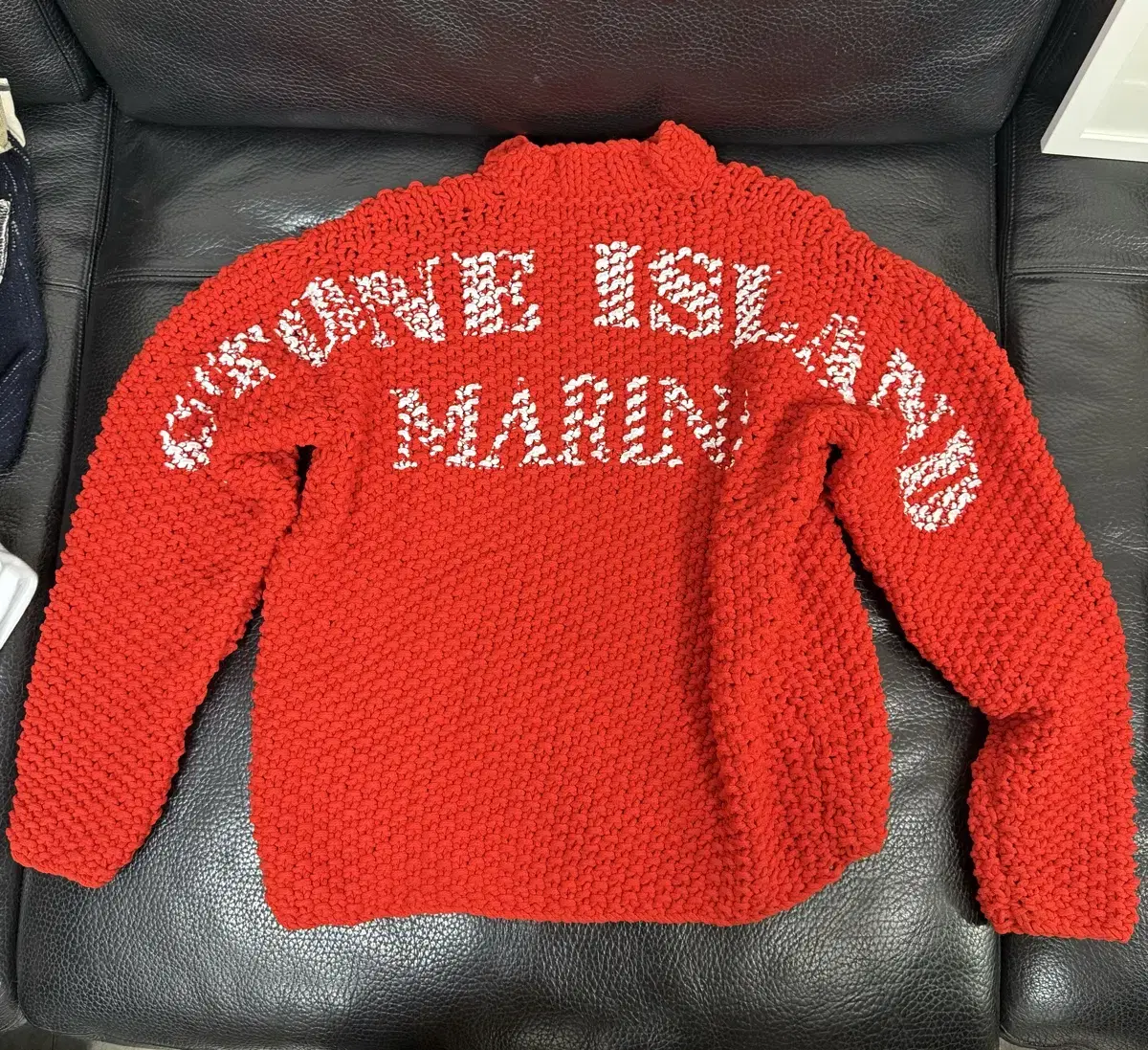 [L] Stone Island 23FW Marina Rope Knit Knit Top