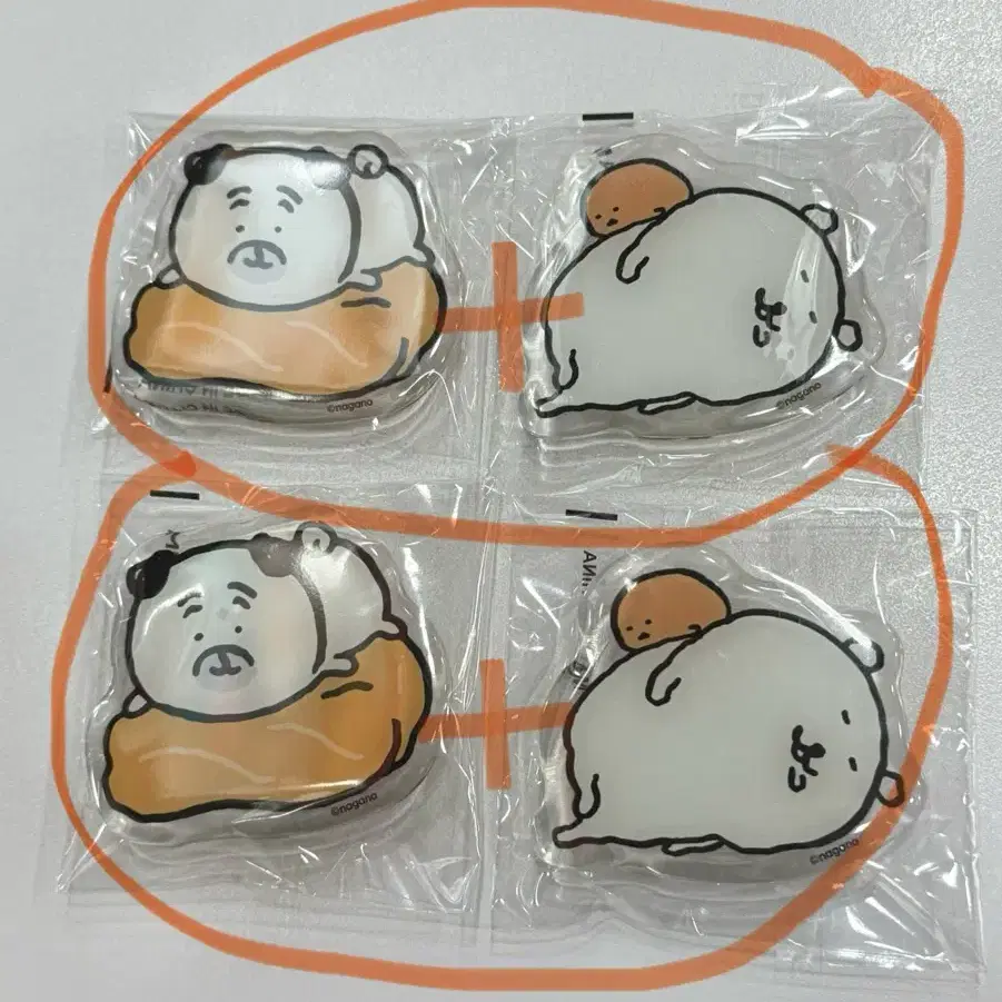 담곰이 농담곰 그립톡 세트 퍼그 + 담곰이 고로케