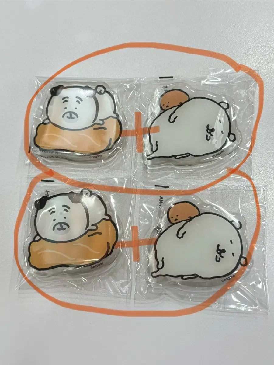 담곰이 농담곰 그립톡 세트 퍼그 + 담곰이 고로케