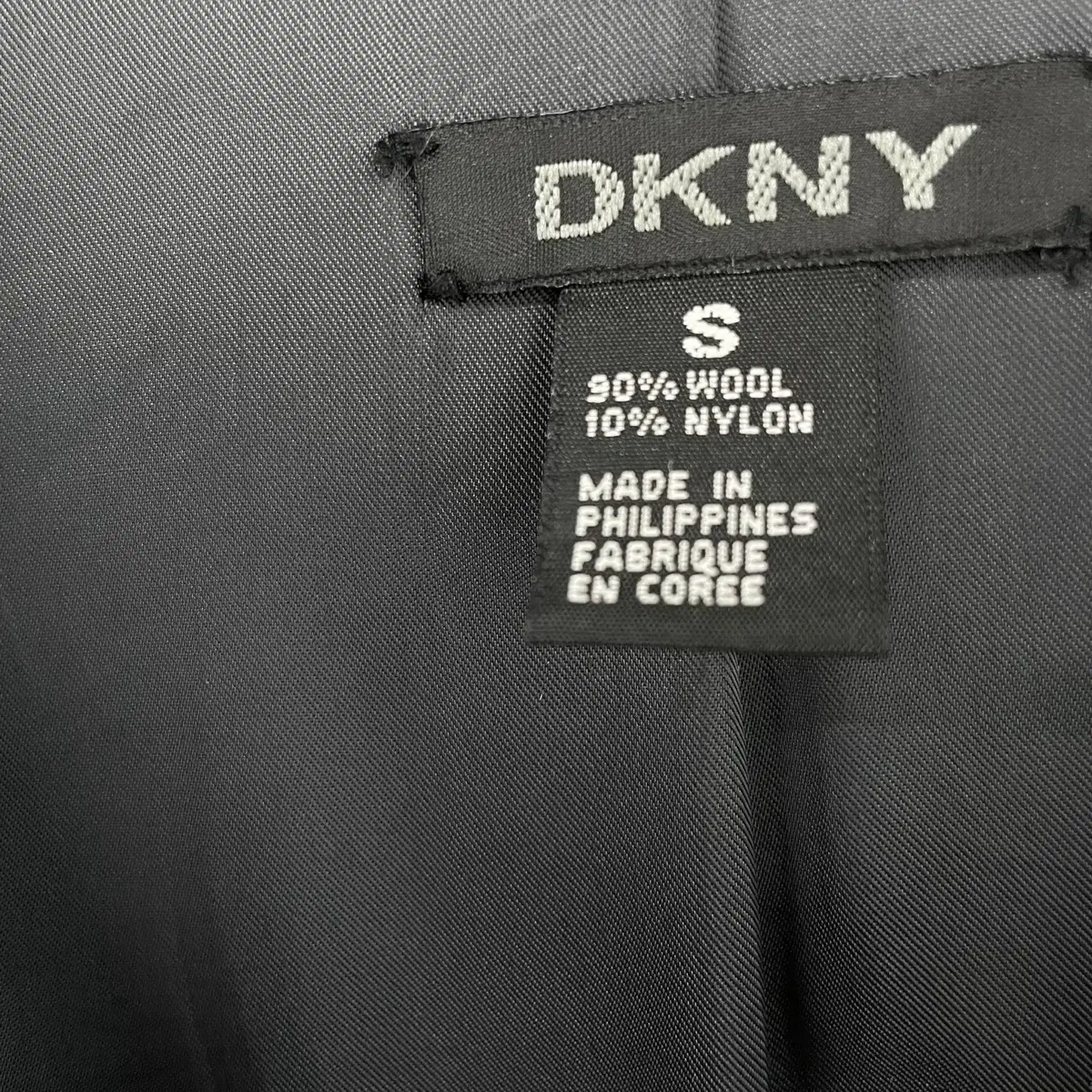 dkny 로브 롱 코트