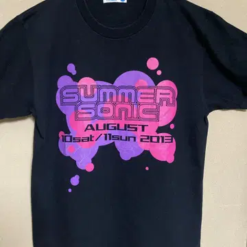 썸머 소닉 SUMMERSONIC 밴딩 티셔츠