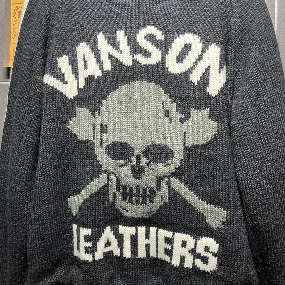 VANSON Leather 밴슨레더 스컬 코위찬자켓