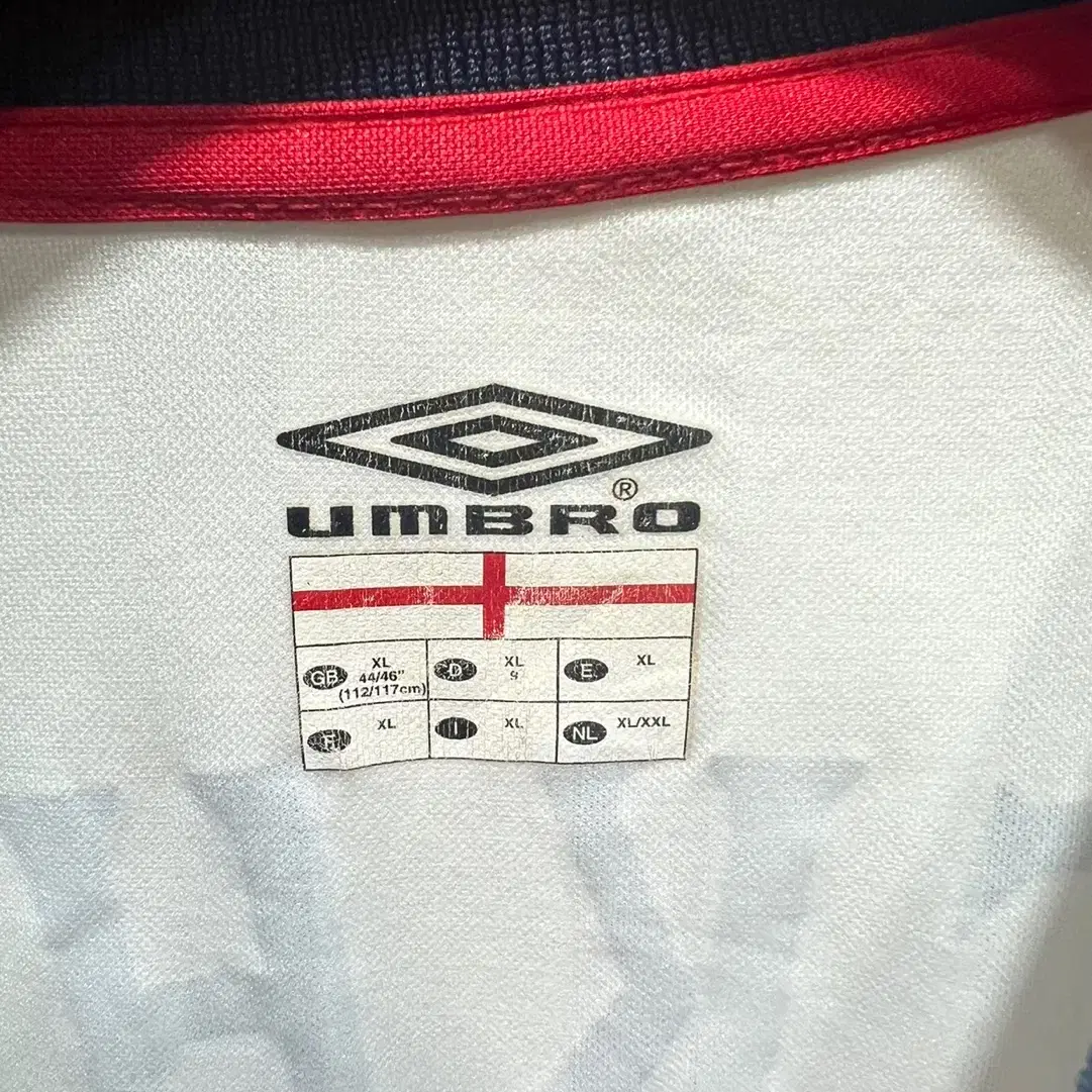 UMBRO 잉글랜드 01/03 국대 7번 베컴 유니폼