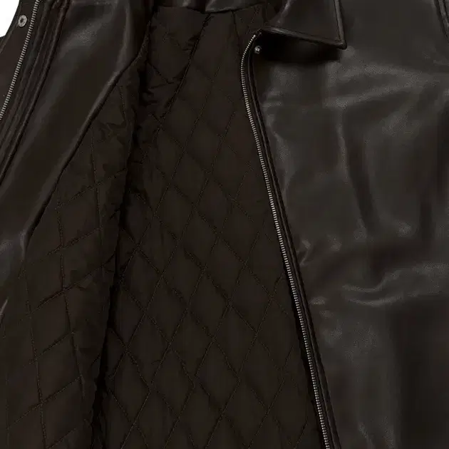 페일제이드 Dandy Leather Padded Jacket(브라운)