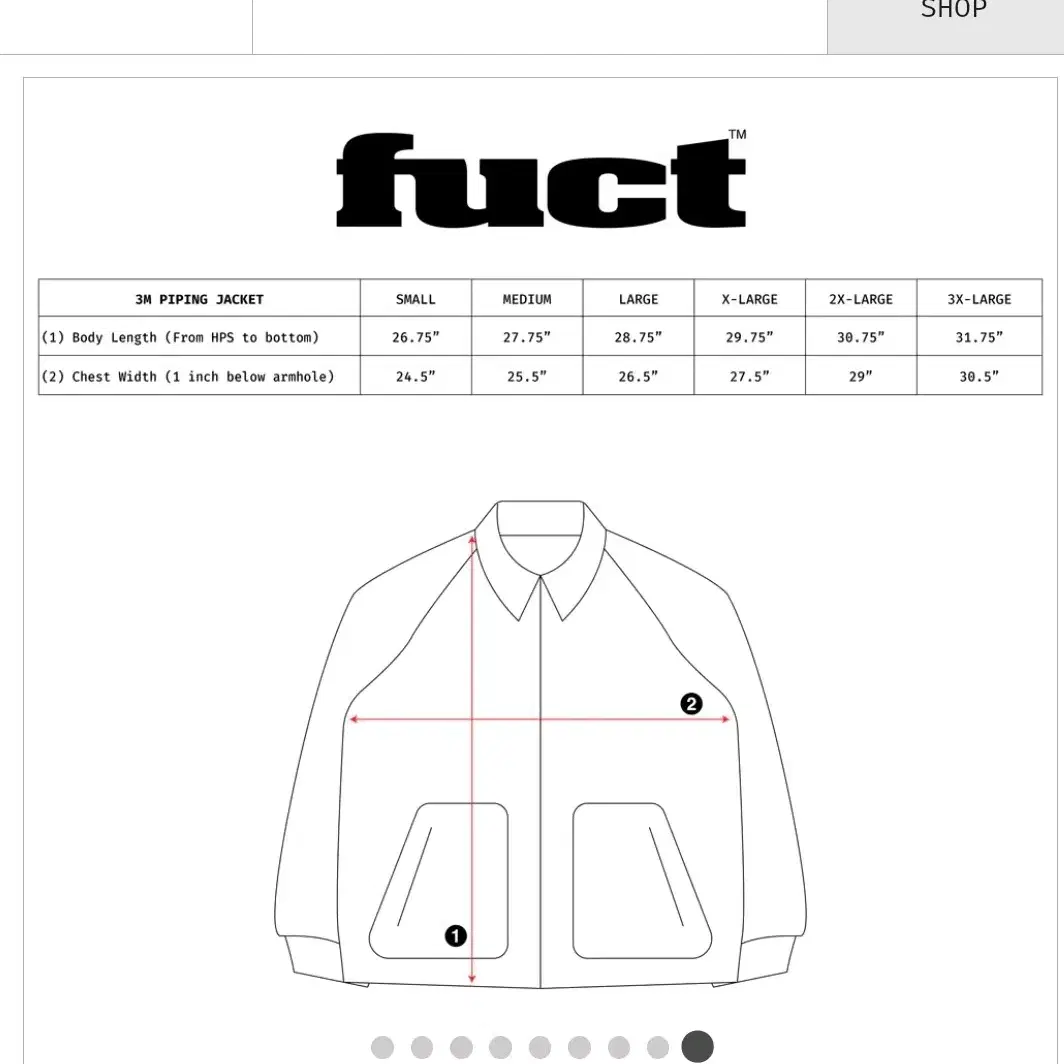 퍽트 fuct 자켓