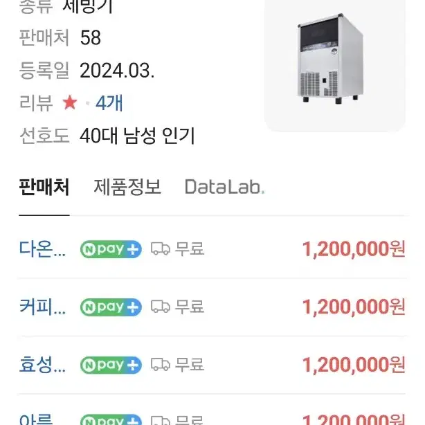 카페 머신,원두 글라인더,제빙기등 판매합니다