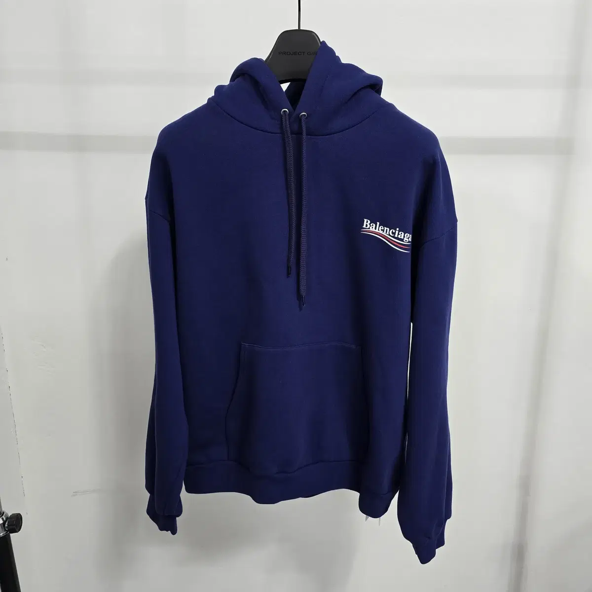 [NEW] Balenciaga Wave Logo Hoodie bloo [XL]