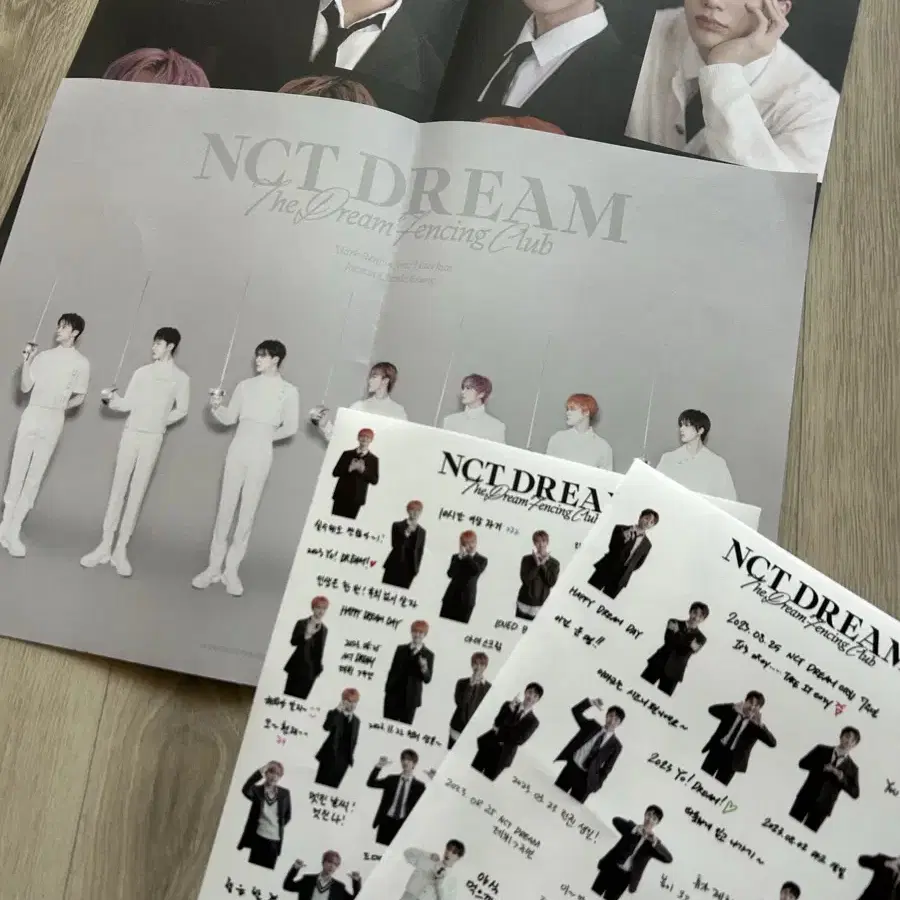 2023 Nct dream 시즌그리팅 스티커, 포스터 2개