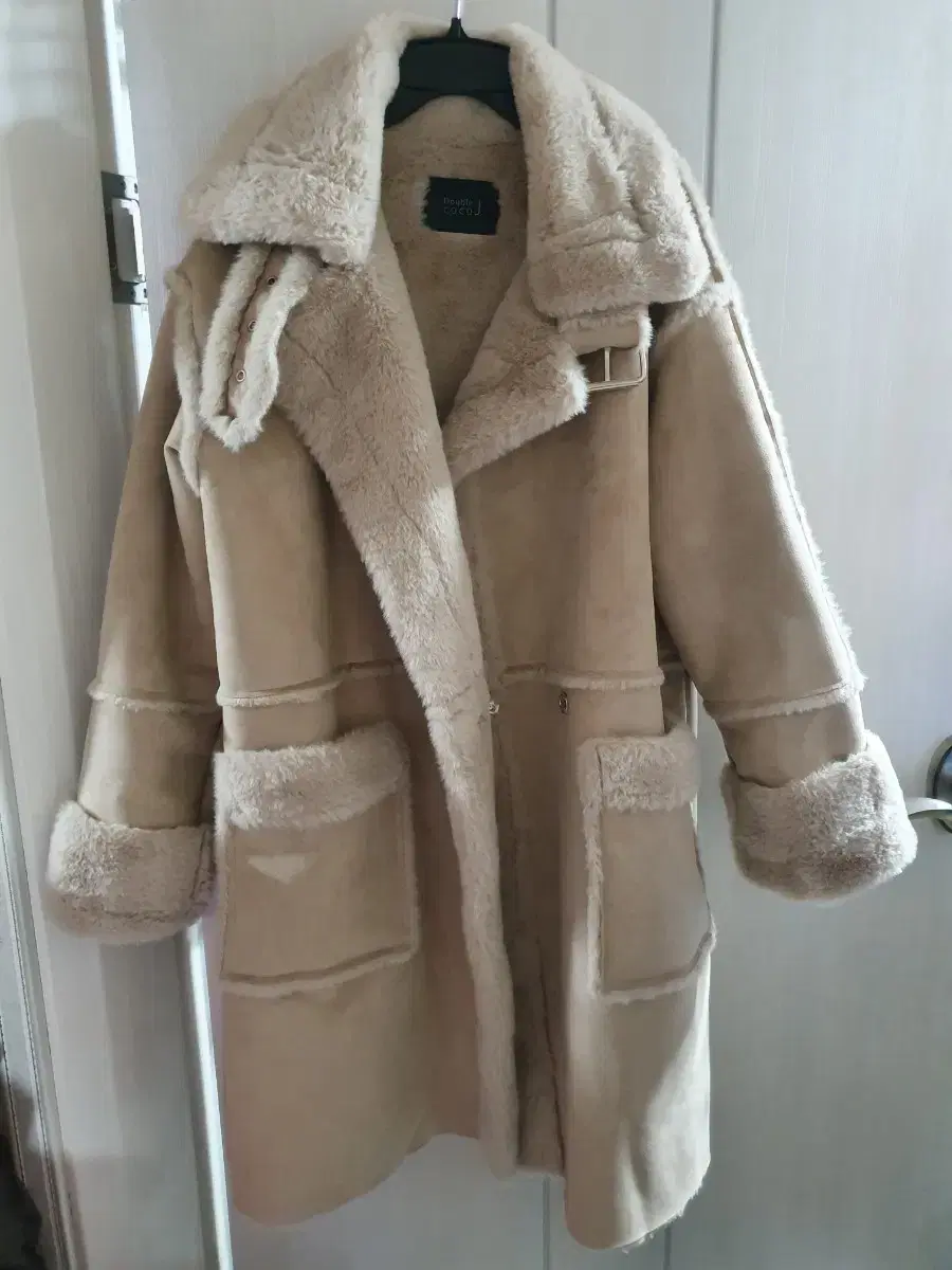 Double Coat Jay Echofer Long Mustang FREE 55 66 Buckle Minkfer Coat