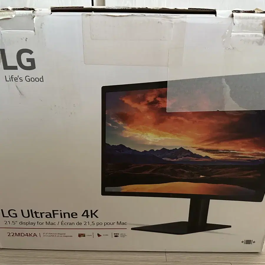 LG UltraFine 4K 21.5인치 22MD4KA Mac 전용 모니