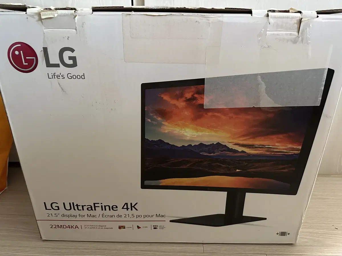 LG UltraFine 4K 21.5인치 22MD4KA Mac 전용 모니