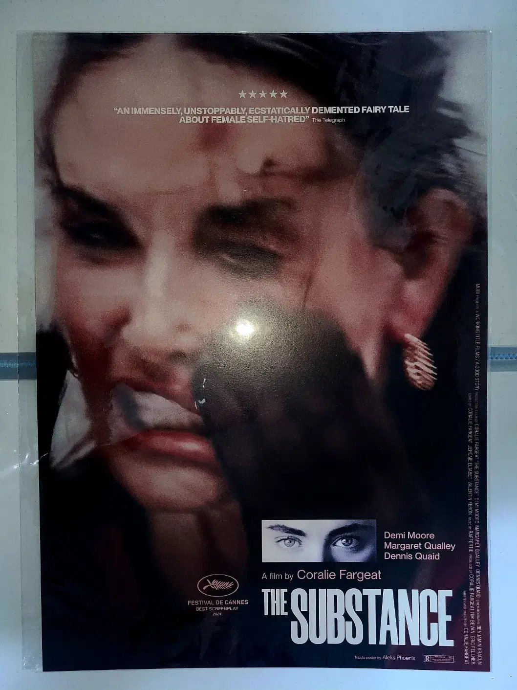 Substance Demi Moore in Demi Moore poster (A3) - CGV pre-order benefit for Week 3