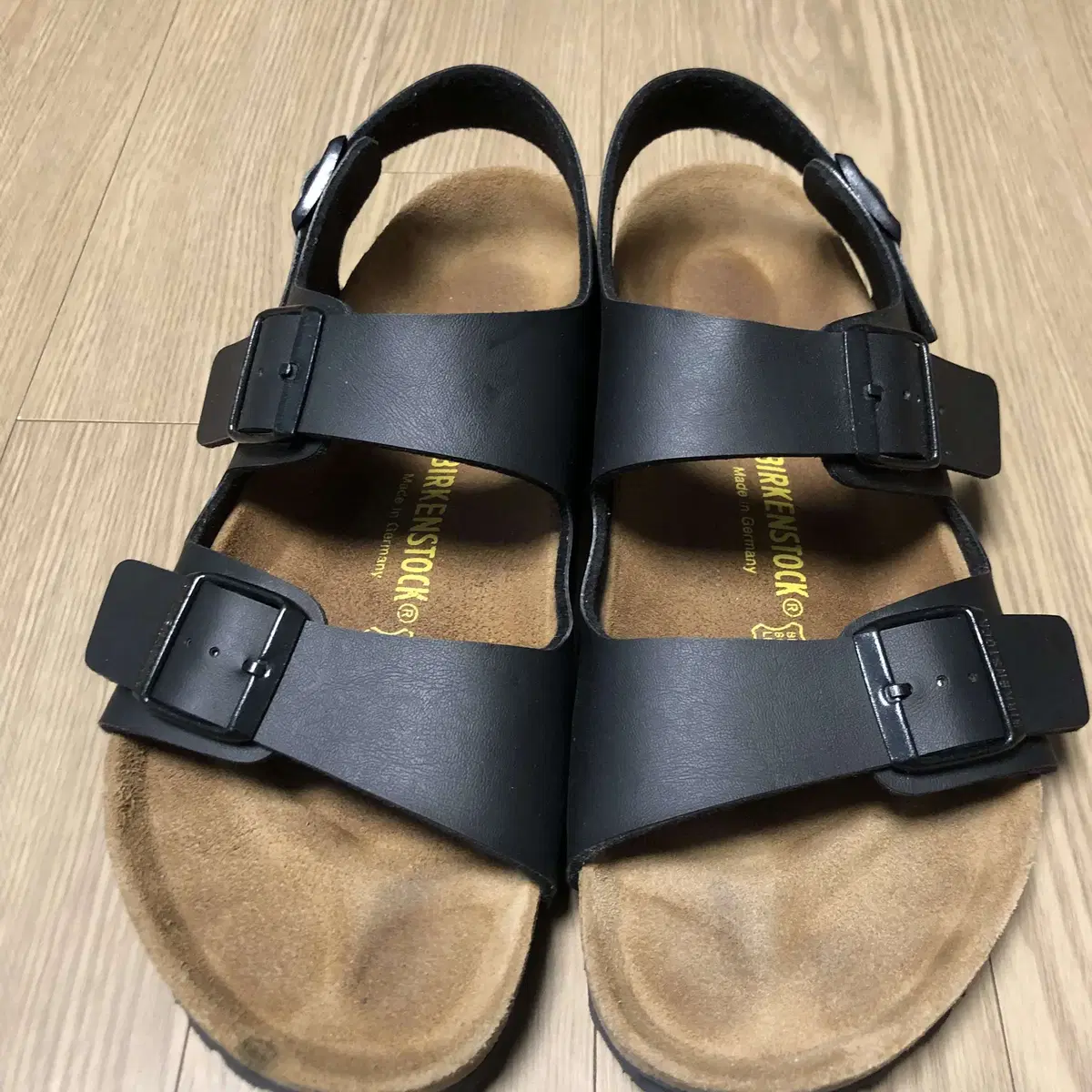 280) 버켄스탁 BIRKENSTOCK 밀라노 블랙 버켄스탁 밀라노 샌들