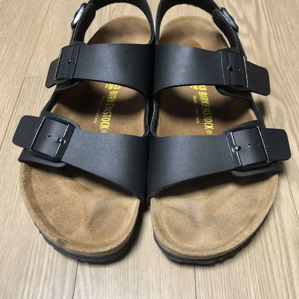 280) 버켄스탁 BIRKENSTOCK 밀라노 블랙 버켄스탁 밀라노 샌들