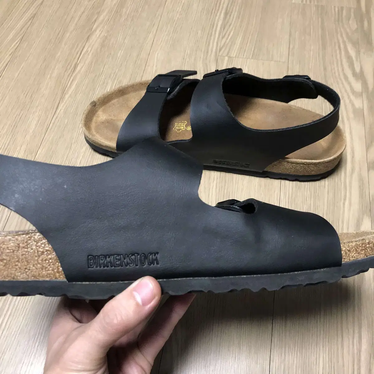 280) 버켄스탁 BIRKENSTOCK 밀라노 블랙 버켄스탁 밀라노 샌들