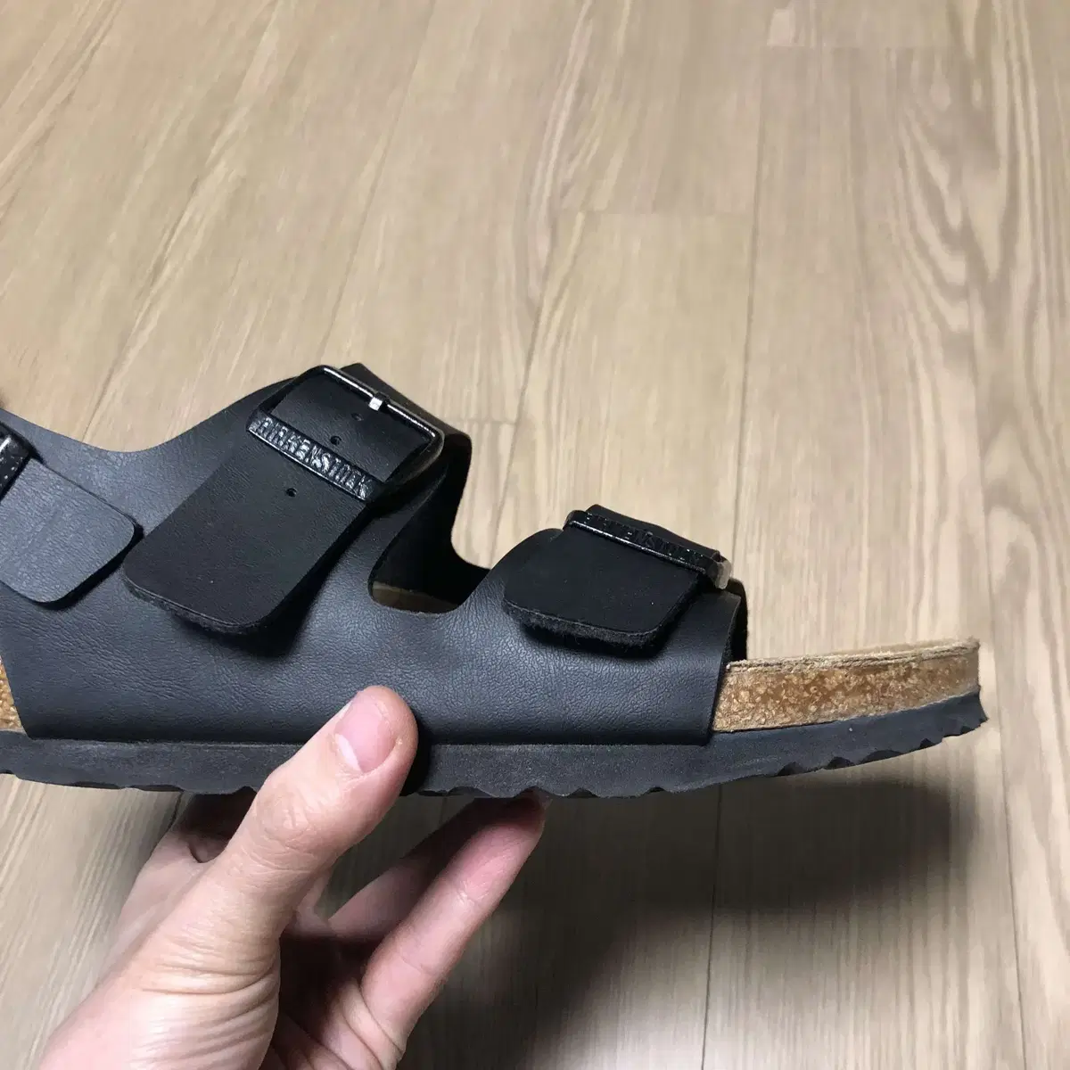 280) 버켄스탁 BIRKENSTOCK 밀라노 블랙 버켄스탁 밀라노 샌들