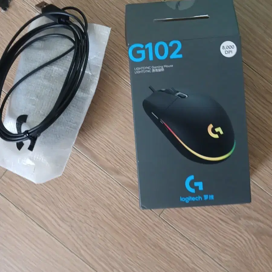 새제품 로지텍 g102