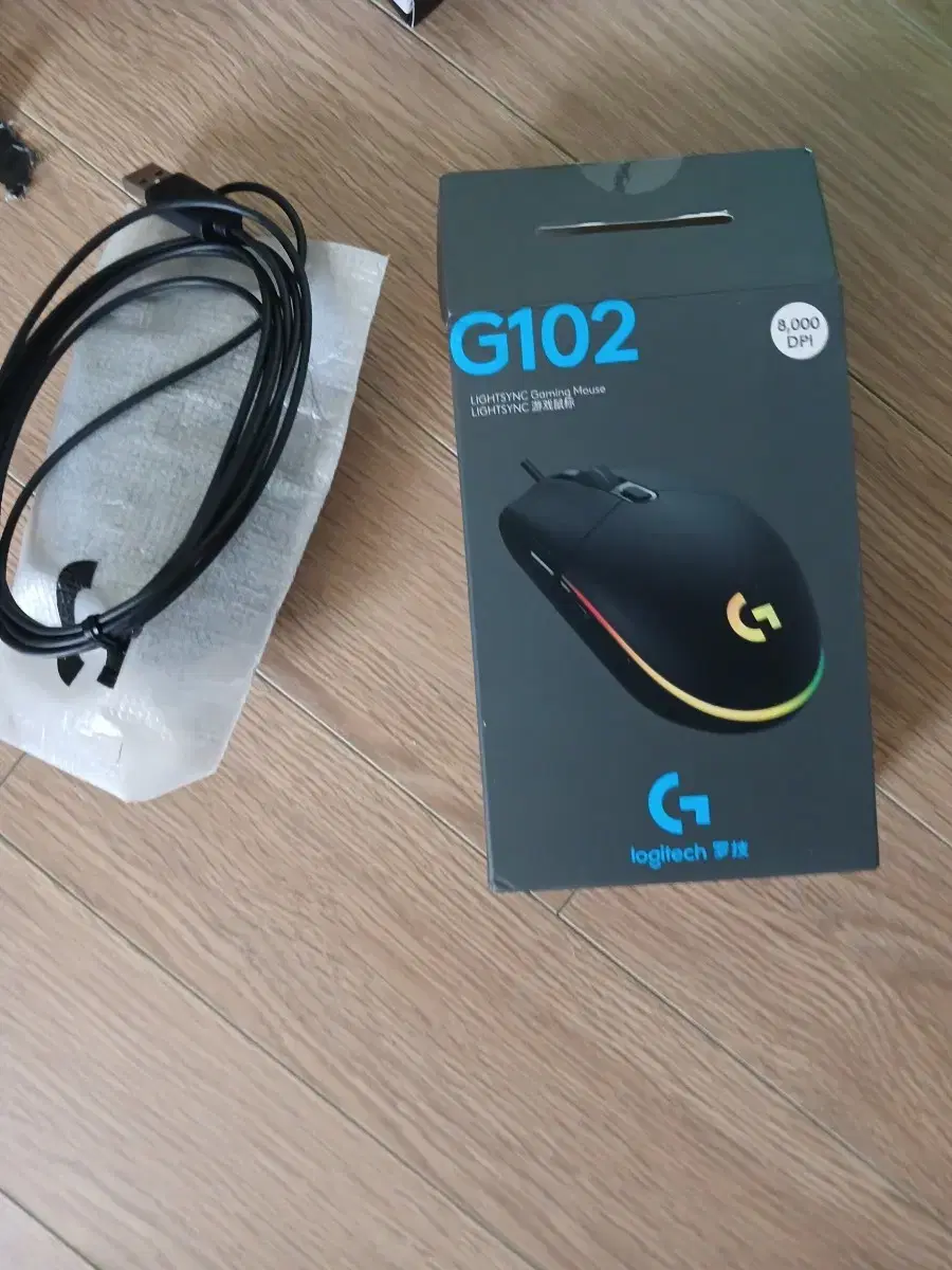 새제품 로지텍 g102