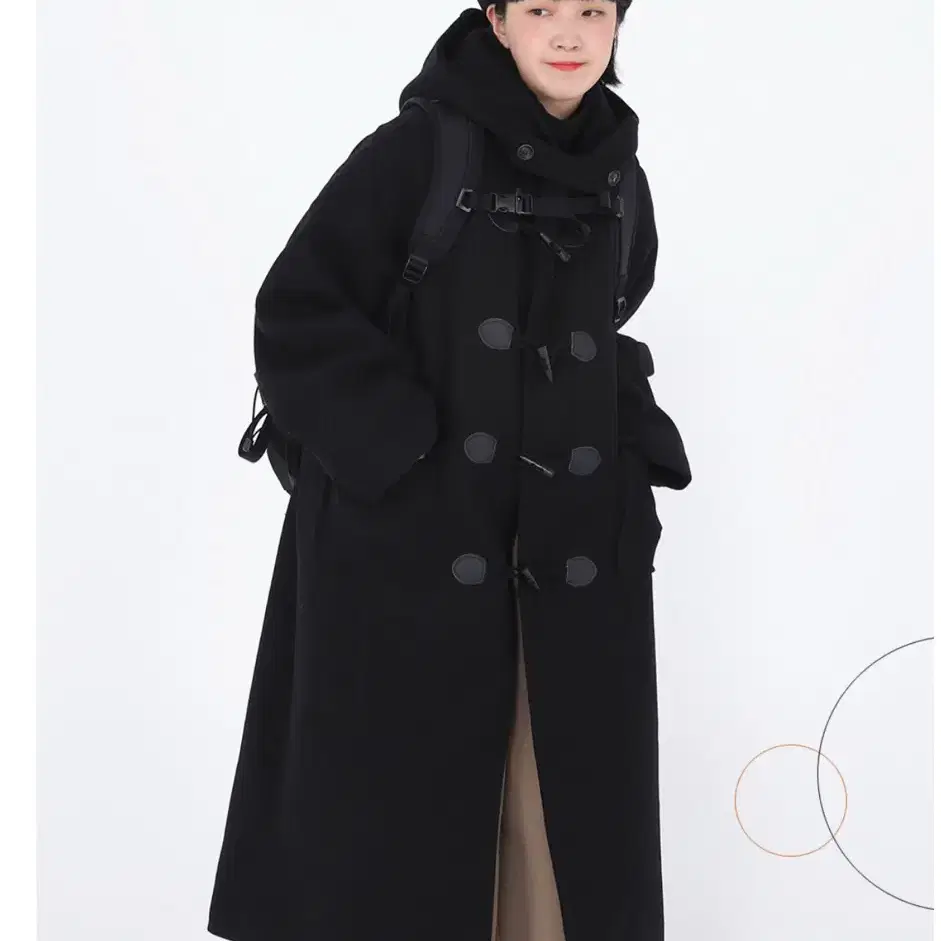 바온 코트 Baka hood duffle coat (브라운)