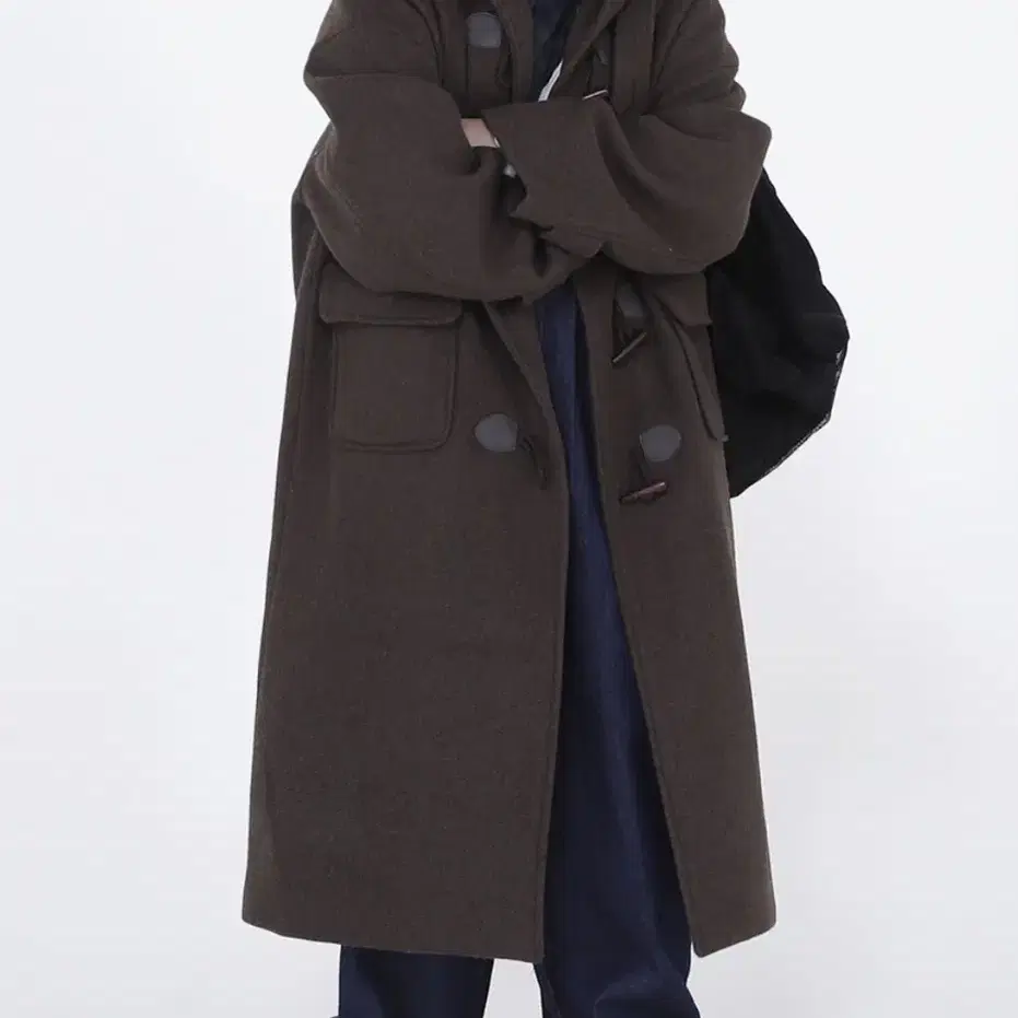 바온 코트 Baka hood duffle coat (브라운)