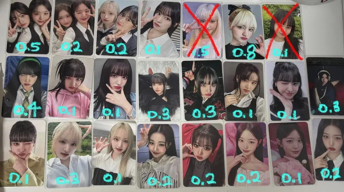 Price drop)ive photocard wts yujin gaeul lay wonyoung leeseo leeseo leeseo bomdum gomae sharing