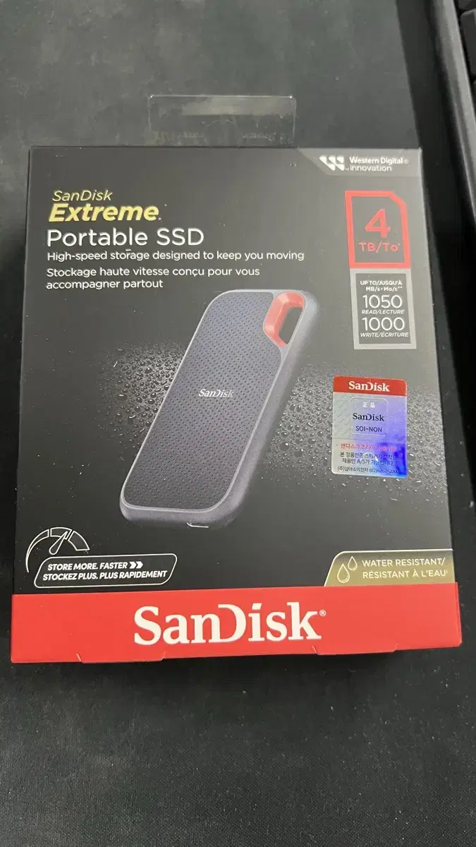 샌디스크 Extreme ssd 4TB