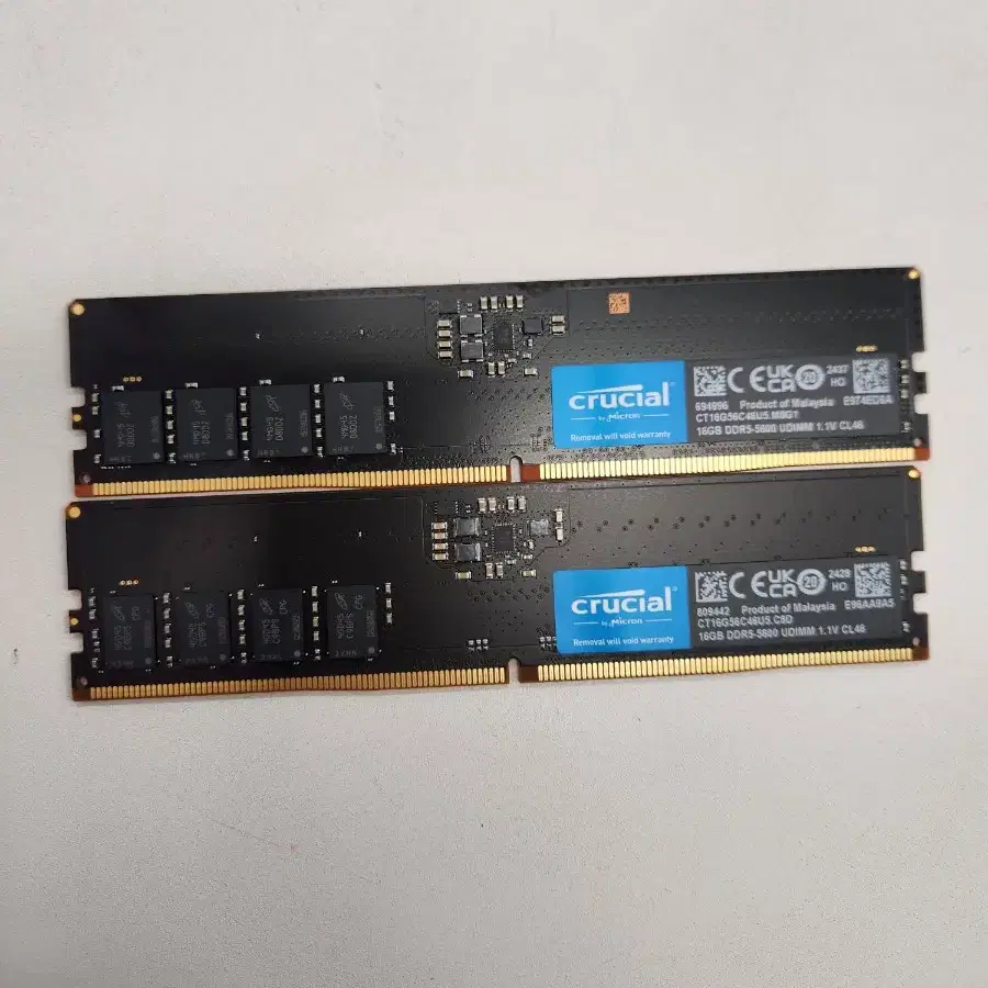 마이크론 DDR5 16GB 5600 *2