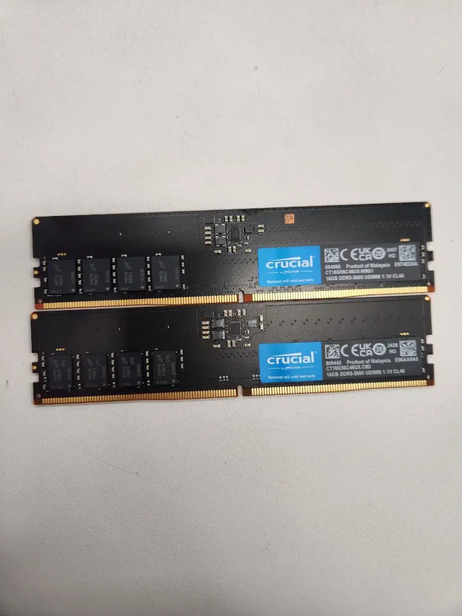 마이크론 DDR5 16GB 5600 *2