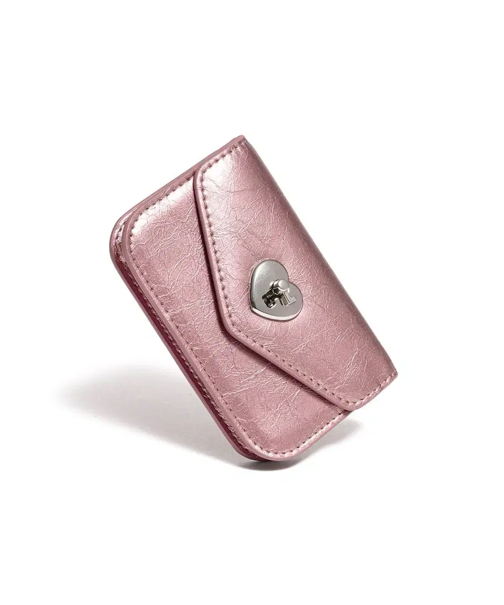 NEW] LeMask Heartlock Compact Kard Wallet Business Card Rose Gold