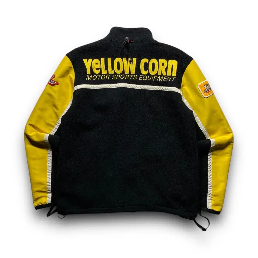 [L] Yellow Corn  옐로우콘 나일론 플리스 레이싱 집업자켓