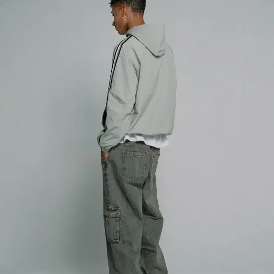 스컬프터 acid cargo jogger pants 빈티지그린