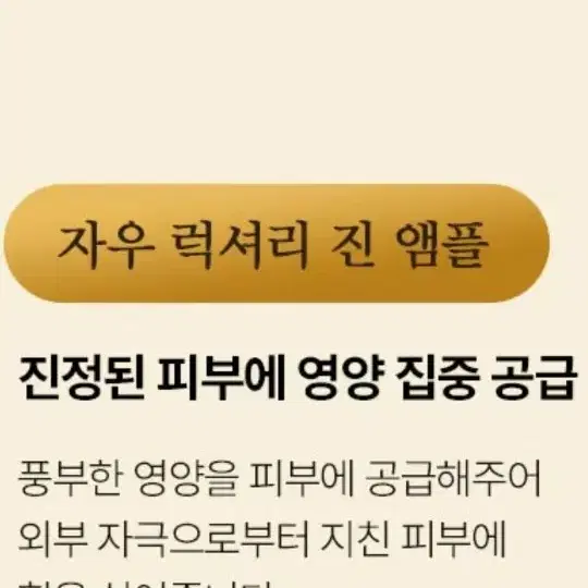 수려한 자우 럭셔리 진 앰플 35ml 한병