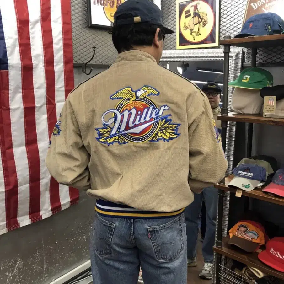 코듀로이 레이싱자켓 Vintage Corduroy Racing Jacke