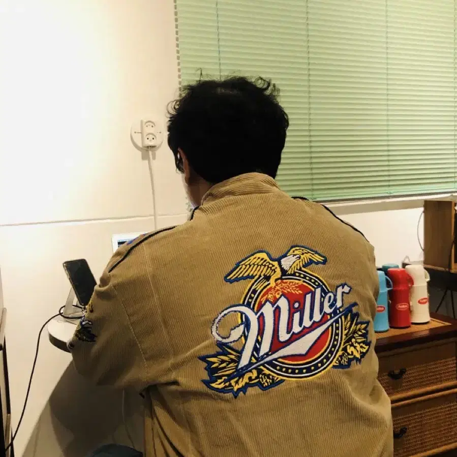 코듀로이 레이싱자켓 Vintage Corduroy Racing Jacke