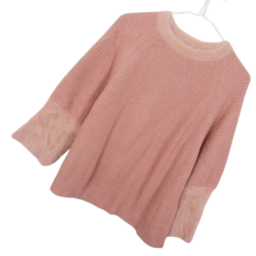 SALE) 0-149 STABLE Women's F Pink Golden Knit Tee