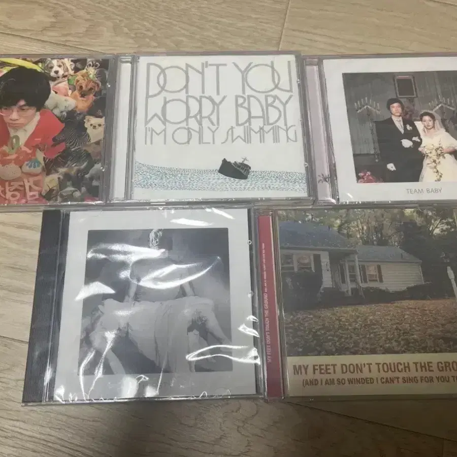 (미개봉 일괄) 검정치마 cd 5장