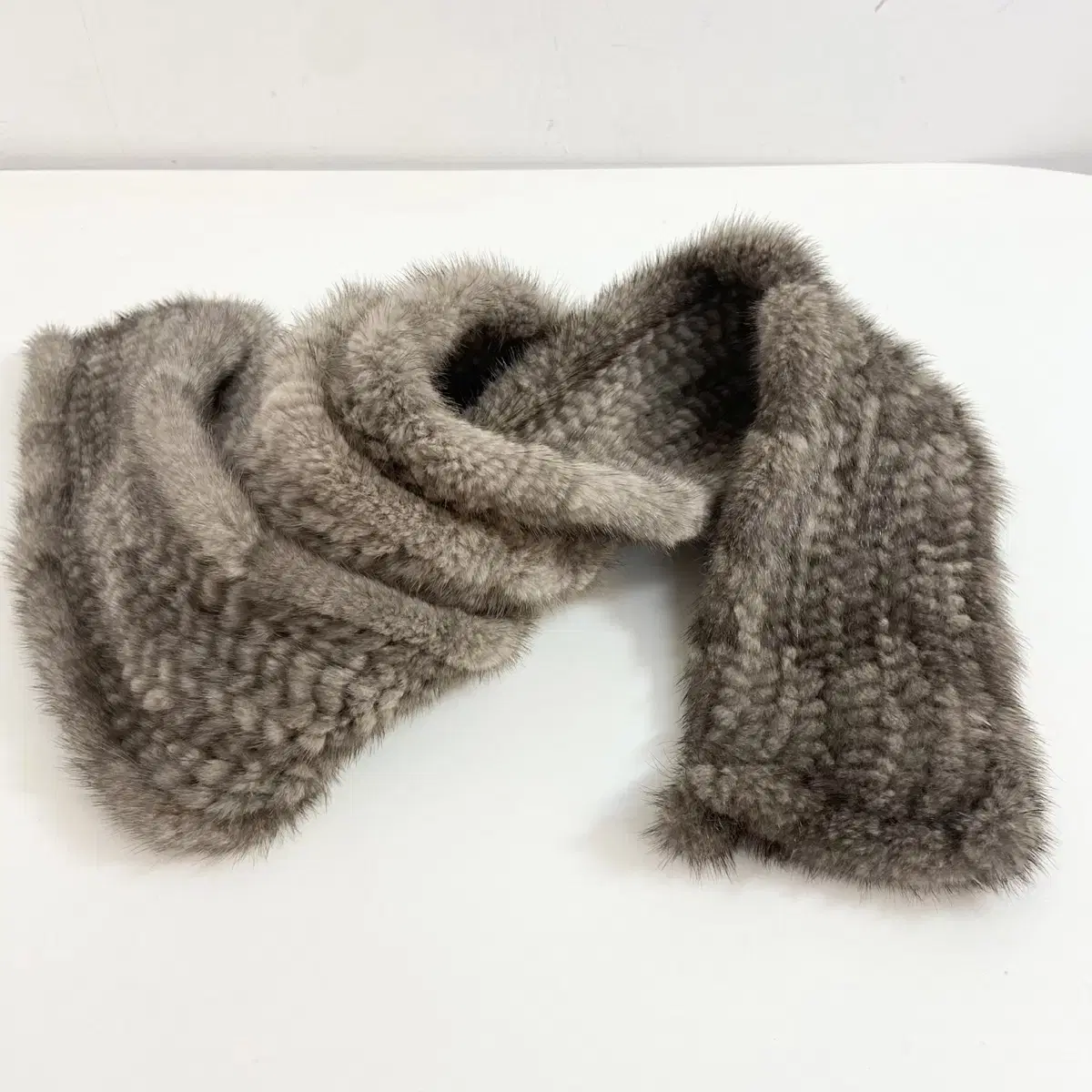 진도모피 밍크 목도리 Jindo Mink Scarf