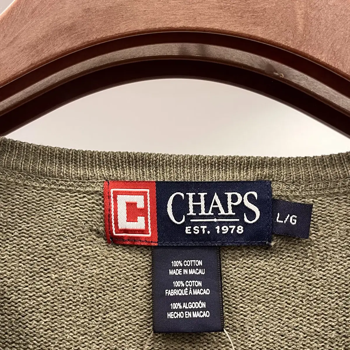 Chaps ralph lauren 챕스 랄프로렌 브이넥 니트