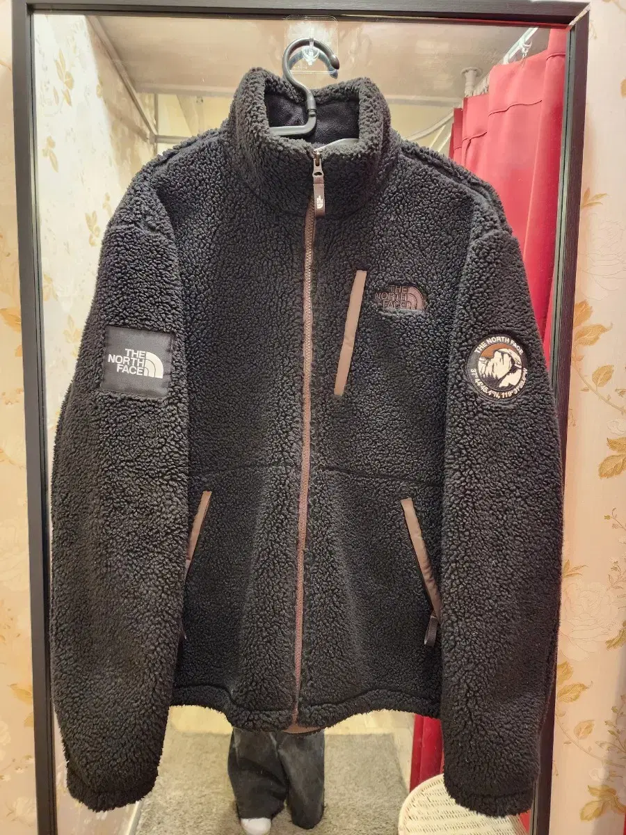 노스페이스 NORTH FACE 플리스자켓 뽀글이 남성용 L사이즈