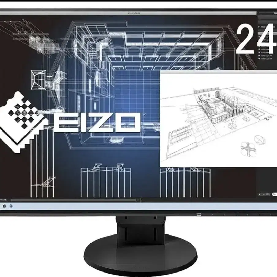 EIZO 24.1인치 프리미엄 모니터(피벗가능) EV2456 전문가용