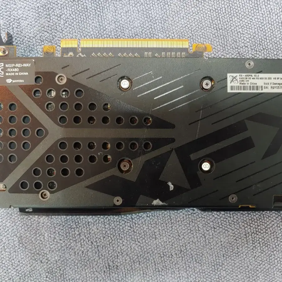 그래픽 카드(라데온RX 480 RS 8 기가바이트)