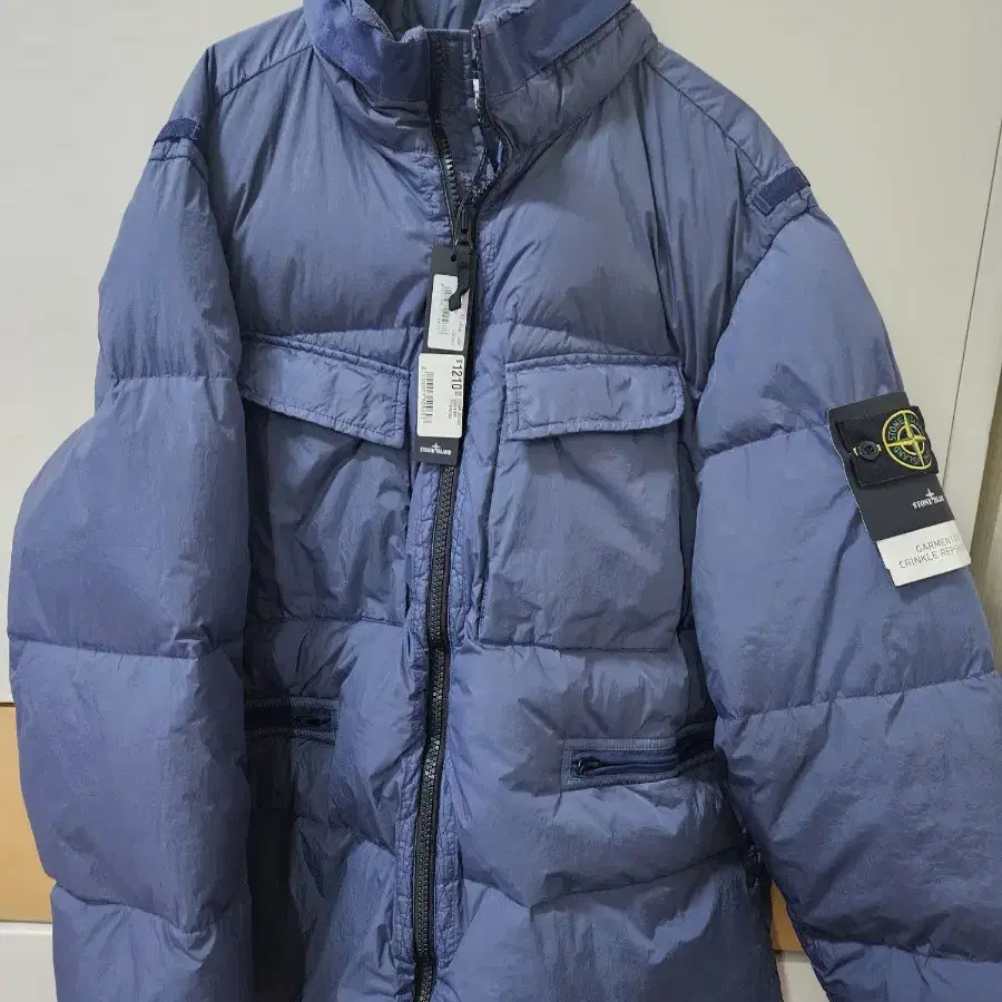 스톤아일랜드 크링클랩스 22FW 40123 블루 2xl 새상품