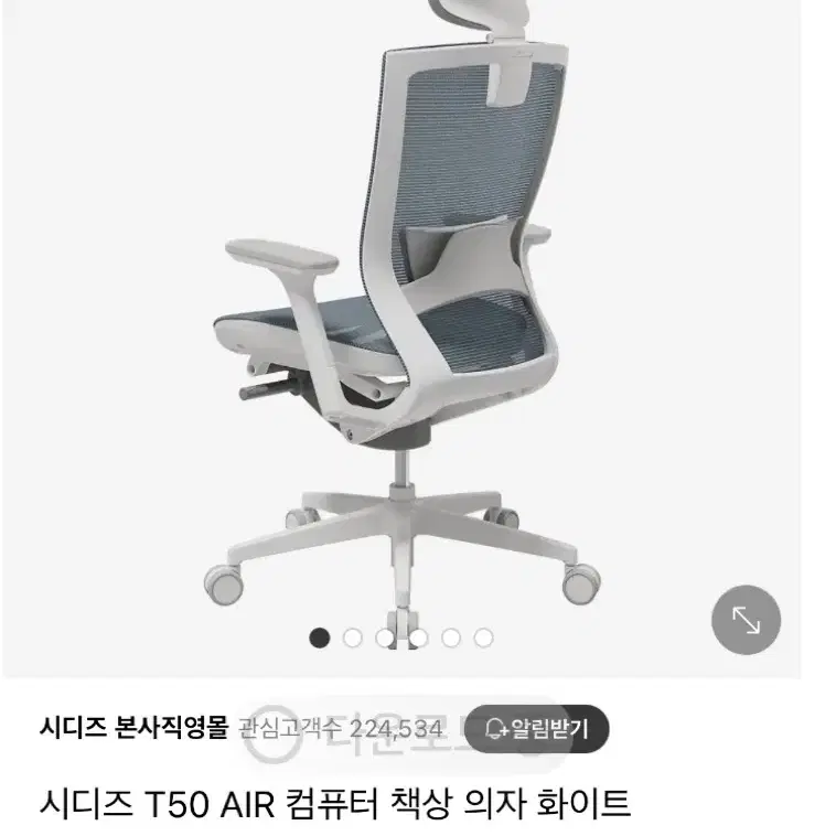 시디즈 T50 AIR 매쉬 의자 (HLDA)