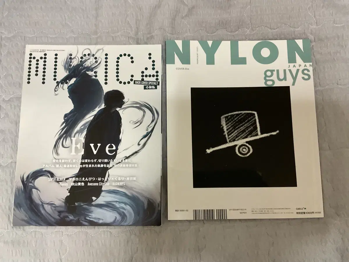 우타이테 이브 Eve  MUSICA NYLON 잡지 판매