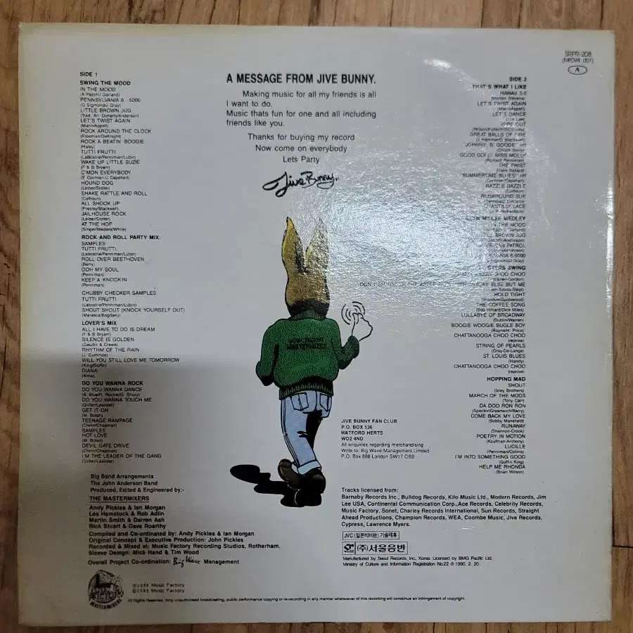 JIVE BUNNY LP