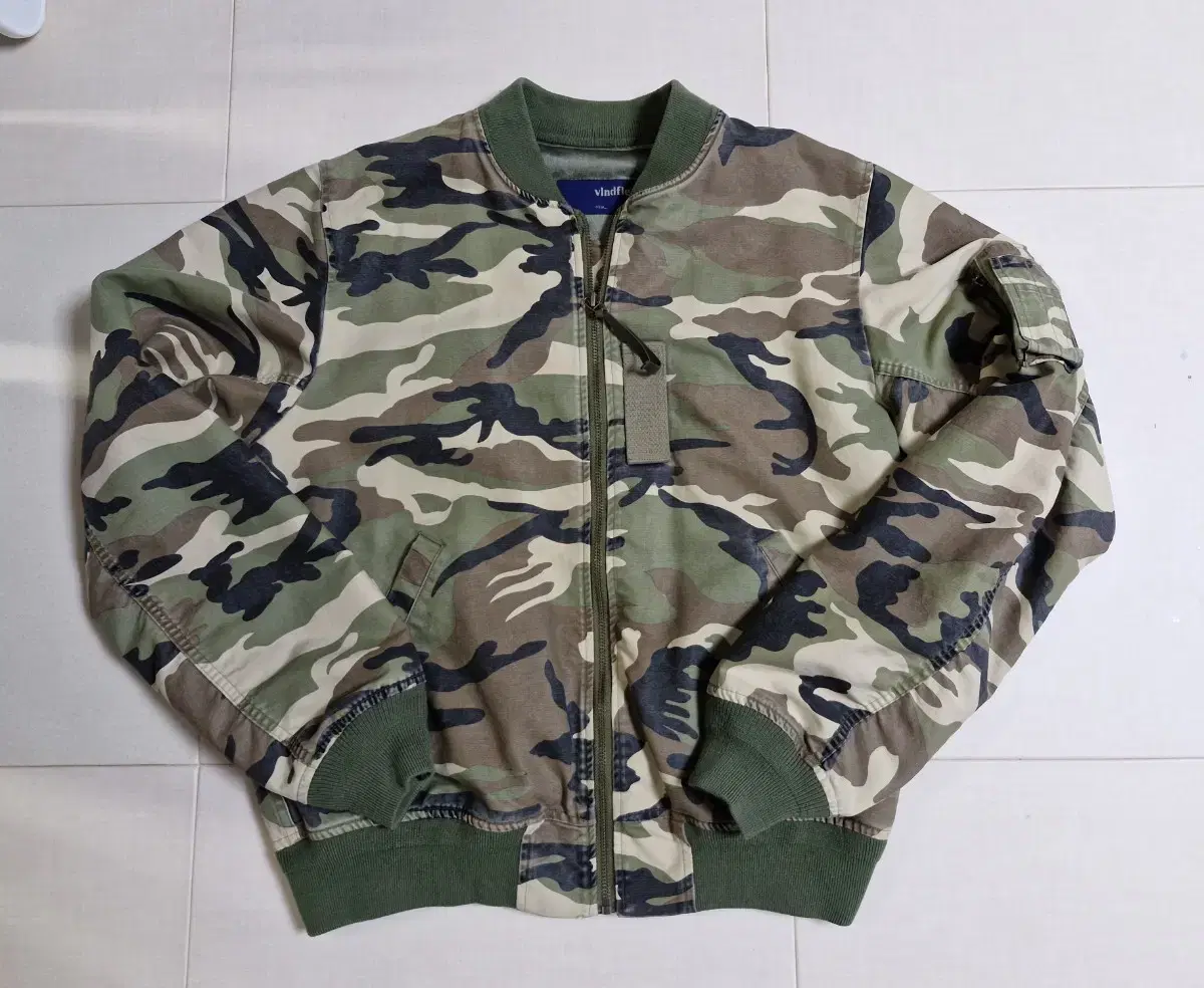 Blindfiles Camo Woodland MA1 Jacket