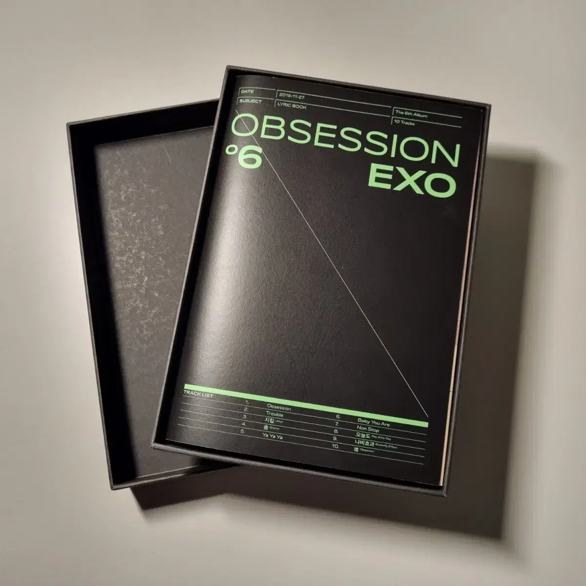 [처분] 개봉앨범 OBSESSION 엑소